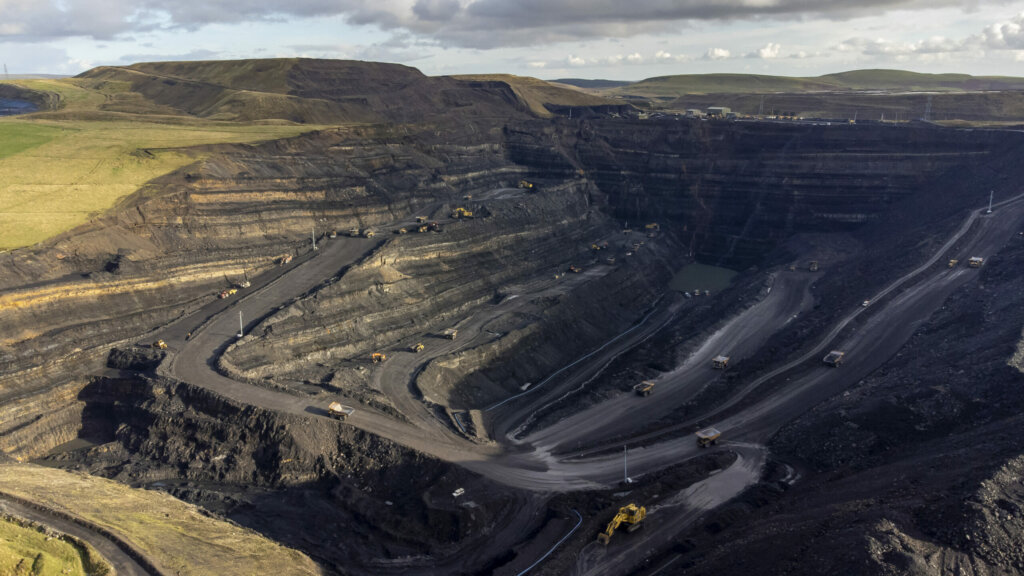Opencast Coal Mining At Merthyr Tydfil